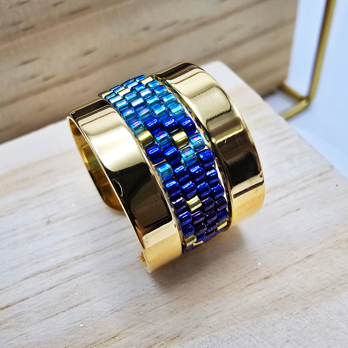 Anel Gradient Blue