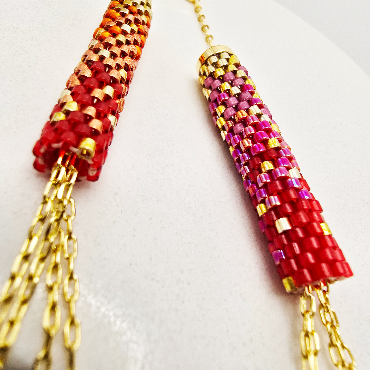 Brincos Gradient Pink