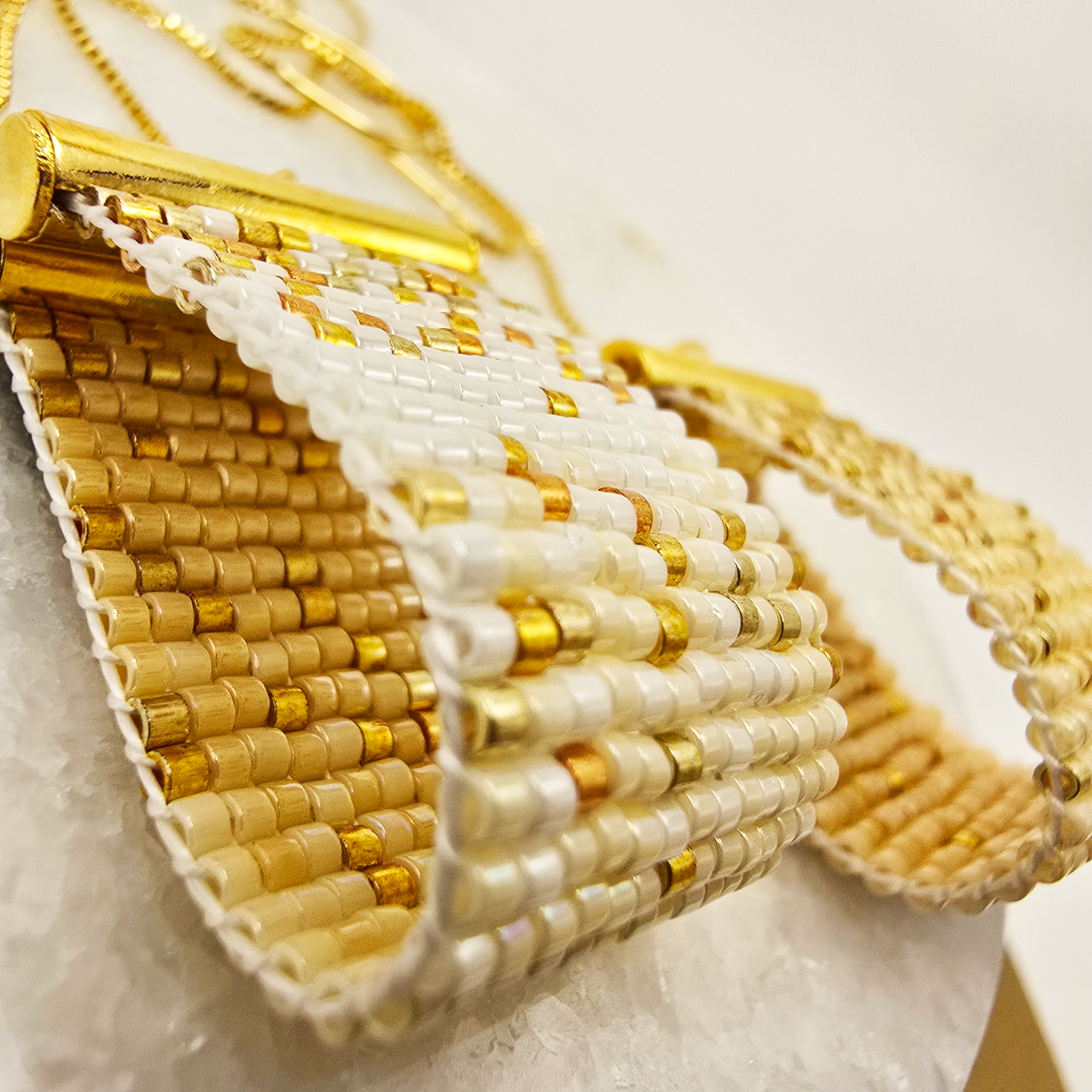 Brincos Gradient Beige
