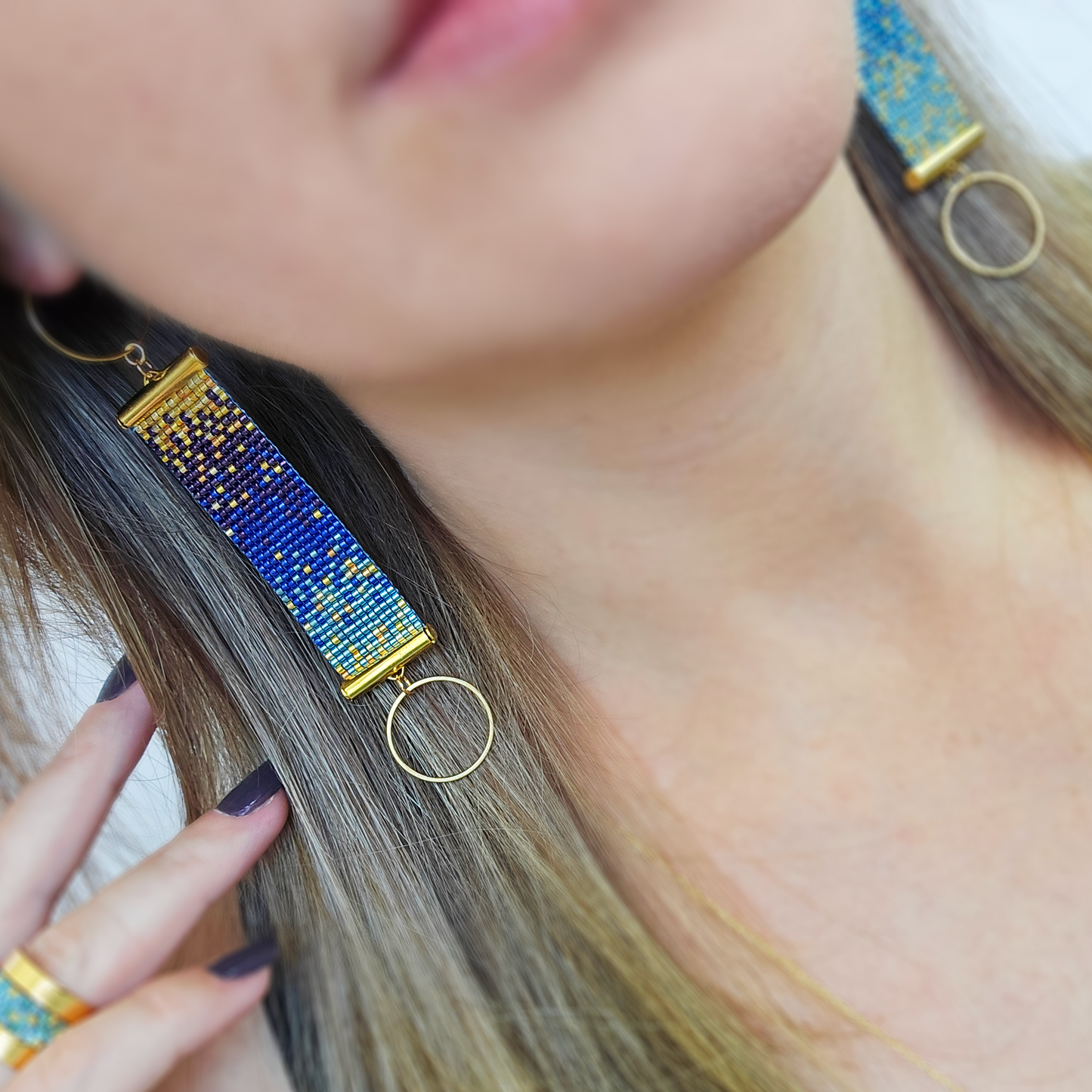 Brincos Gradient Blue