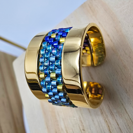 Anel Gradient Blue